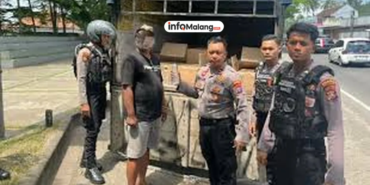 Polresta Banyuwangi Gagalkan Penyelundupan 1.800 Botol Arak Ilegal, Sopir Asal Malang Diamankan