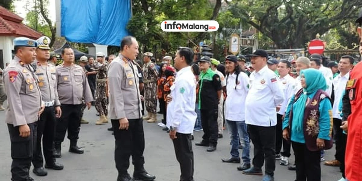 Polresta Malang Kota Imbau Warga Bersatu Jaga Kondusivitas