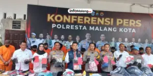 Polresta Malang Kota Ungkap 21 Kasus Kriminal Selama Agustus-September 2024