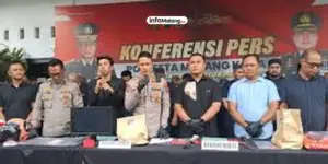 Polresta Malang Kota Ungkap 44 Kasus Pidana dalam Operasi Sikat Semeru 2025