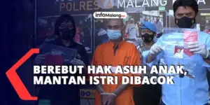 Pria di Kota Malang Ditangkap Usai Aniaya Mantan Istri di Jalanan