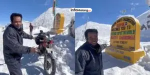 Pria ini Berpetualang Naik Sepeda Motor Hingga Pegunungan Himalaya di Asia