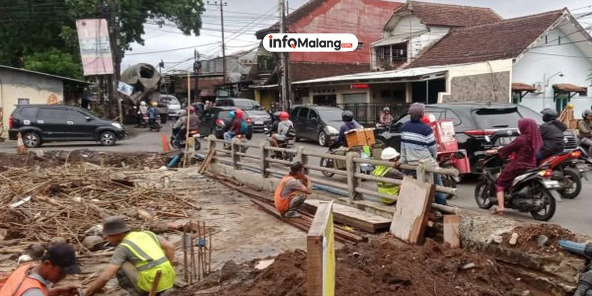 Progres Pembangunan Drainase di Kota Malang Capai 70 Persen
