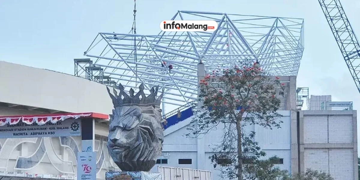 Progres Revitalisasi Stadion Kanjuruhan Sudah 78 Persen