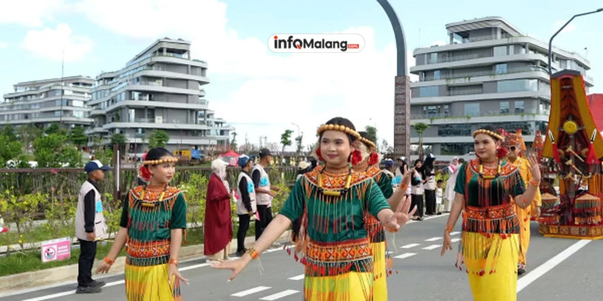 Puluhan Kelompok Kesenian Tradisional Dukung Heri Cahyono-Ganis Rumpoko di Pilwali Kota Malang