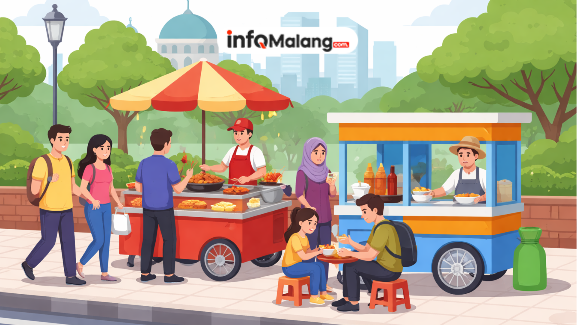 Ramai Jualan di Trotoar, Ketertiban PKL Alun-Alun Jadi Catatan Penting