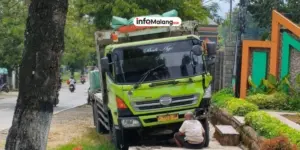 Rem Blong Picu Truk Tronton di Malang Tabrak Sejumlah Kendaraan Bermotor
