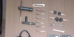 Residivis Curanmor Ditangkap Setelah Curi Motor Keyless di Kabupaten Malang