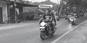 Ribuan Pemotor di Malang Ditilang karena Tidak Pakai Helm