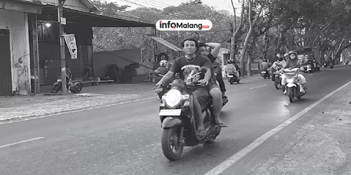 Ribuan Pemotor di Malang Ditilang karena Tidak Pakai Helm