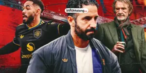 Ruben Amorim holds his face, looking rueful At any normal club Ruben Amorim would lose his job