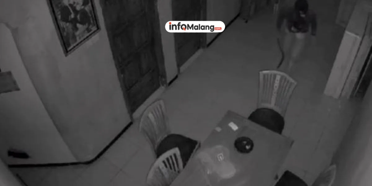 Rumah di Tumpang Jadi Sasaran Pencurian, Terekam CCTV dan Viral di Media Sosial
