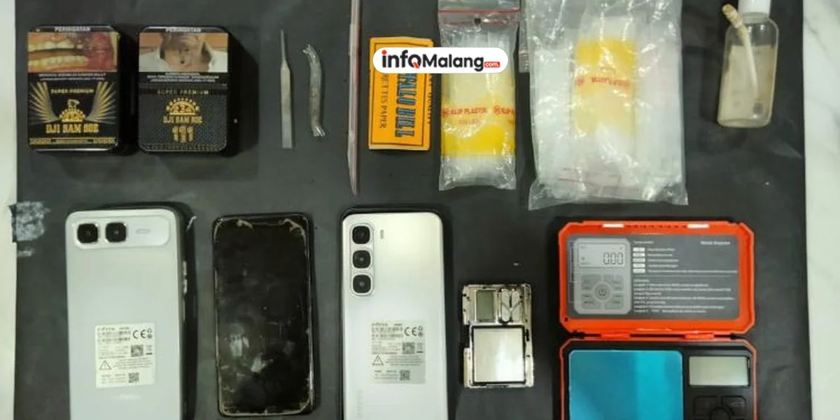 Sabu di Malang, Polisi Gerebek Kontrakan