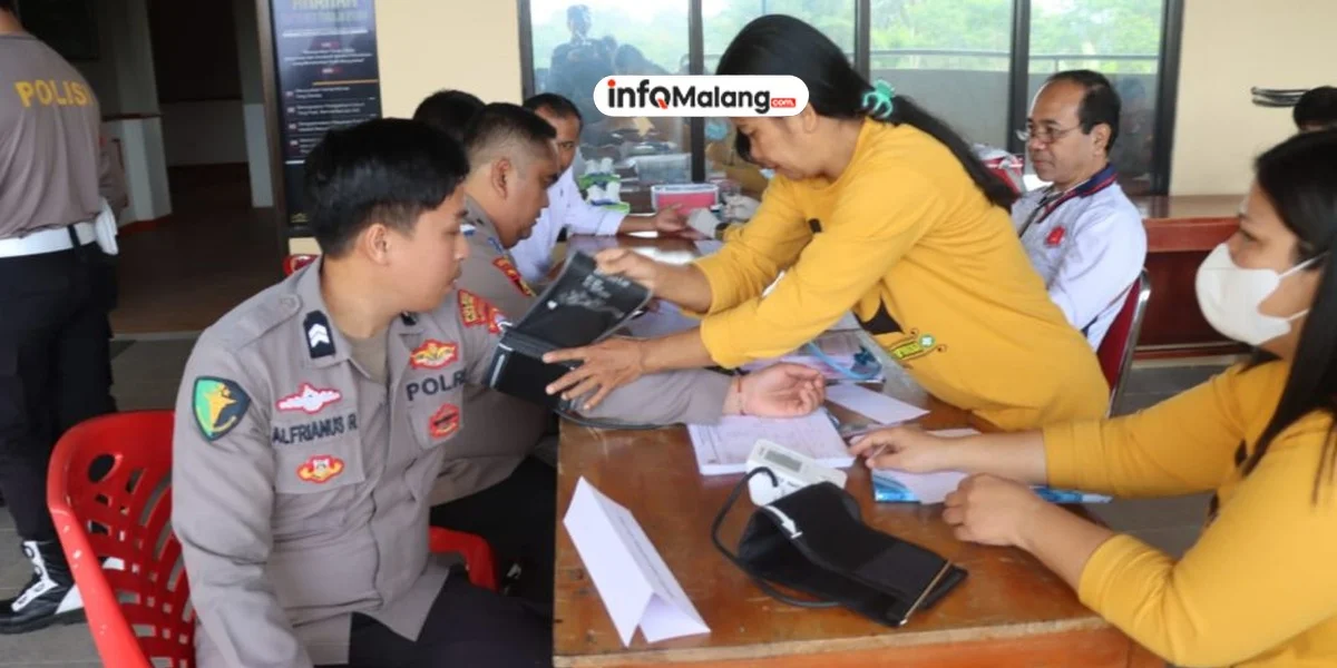 Satlantas Polres Malang Rayakan HUT Lalu Lintas Bhayangkara ke-70 dengan Bagikan SIM Gratis untuk Ojol