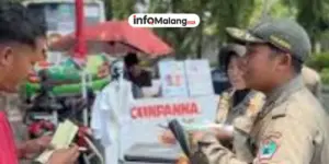 Satpol PP Kota Malang Lakukan Penertiban PKL di JI. J.A. Suprapto dan JI. Veteran