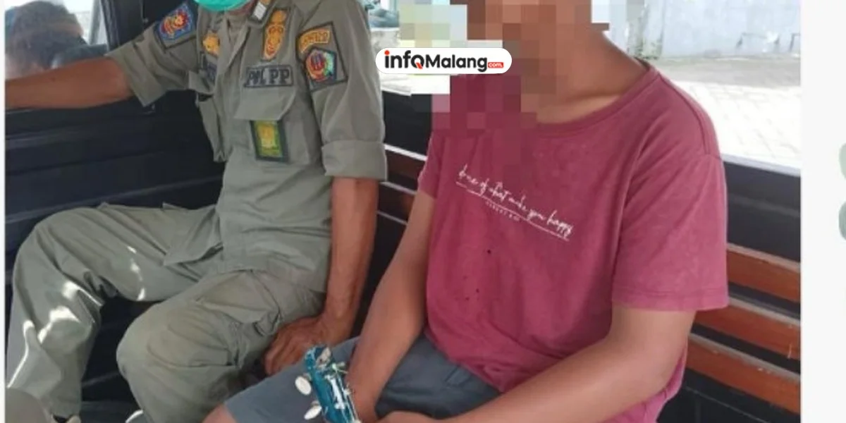 Satpol PP Tertibkan Pengamen di Perempatan Rampal, Imbau Warga Tak Memberi Uang di Jalan