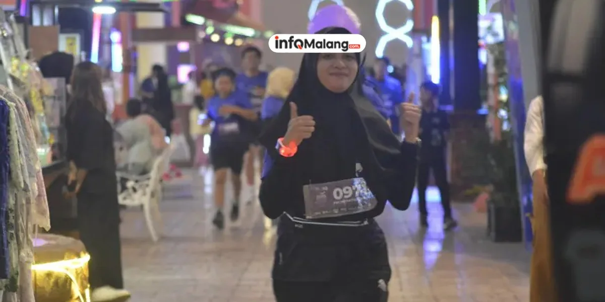 Semarak Lari Malam Kota Malang di Malang Night Run 2024