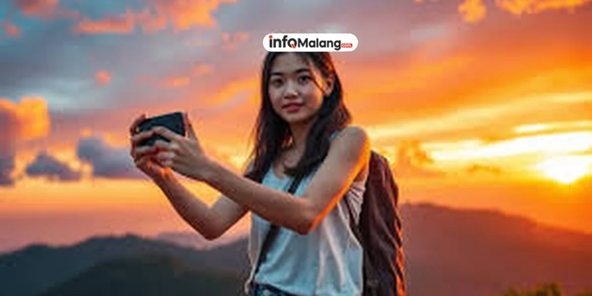 Senja, Siswi yang Setiap Tugasnya Selalu Estetik Sesuai Namanya