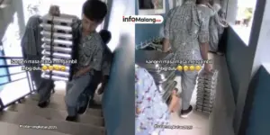 Siswa ini Buat Video Ambil MBG di Sekolah, Nuansanya Mirip Vintage Zaman Dahulu