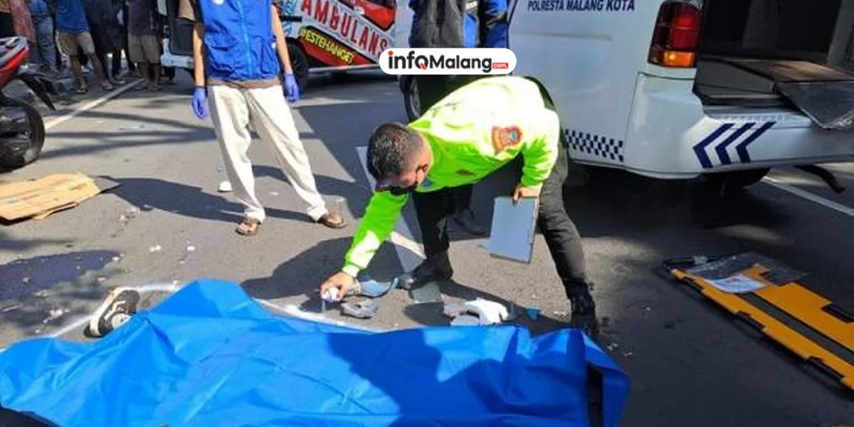 Tabrak Truk di Malang, Pria Asal Surabaya Tewas