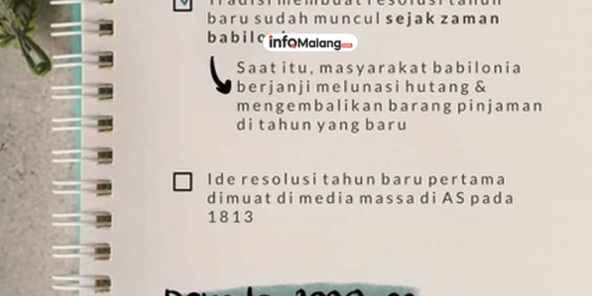 Tahun Baru, Langkah Baru, Apa Resolusimu?