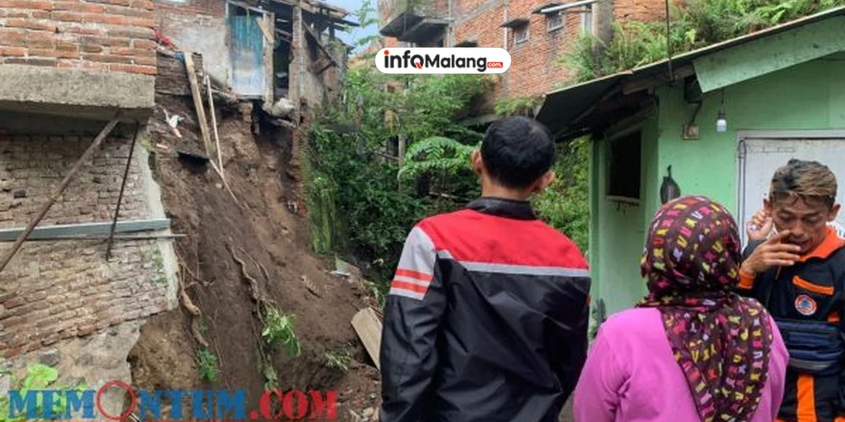 Tanah Longsor di Kota Malang Rusak Satu Rumah, Tidak Ada Korban Jiwa