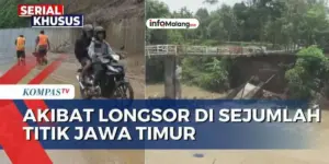 Tebing Longsor 20 Meter Lumpuhkan Jalur Lumajang-Malang