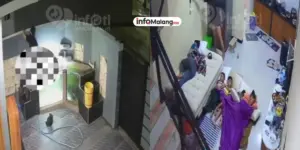 Terungkap! Pencuri Lima Ponsel di Warung Rujak Malang Terekam Jelas CCTV