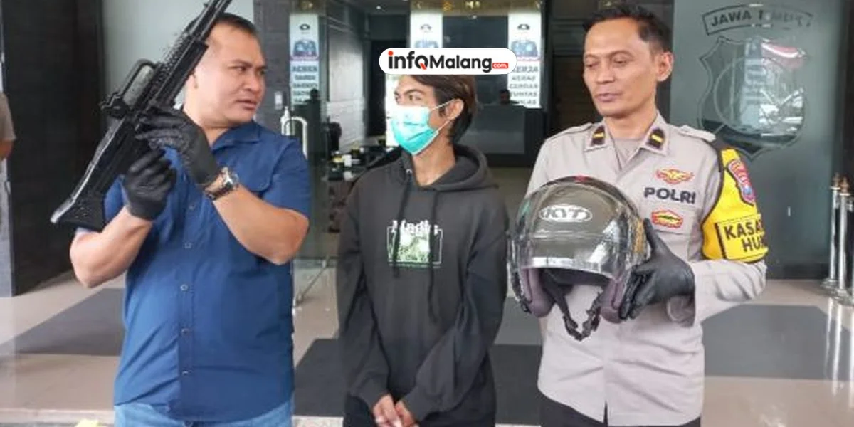 Tiga Remaja di Malang Wajib Lapor Usai Bawa Senpi Mainan