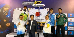 Tim Putri Kabupaten Malang Sabet Gelar Juara Polo Air Kejurprov di Surabaya
