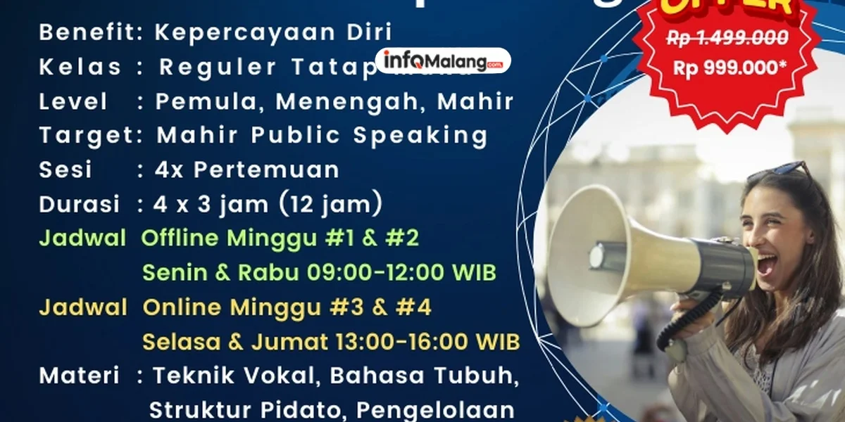 Tips Memilih Kursus Public Speaking di Malang yang Tepat