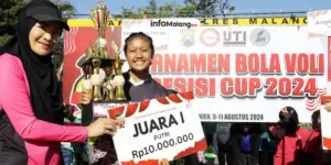 Turnamen Bola Voli Presisi Cup 2024, 40 Klub Meriahkan Event di Polres Malang