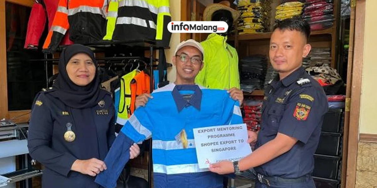 UMKM Malang Ekspor Perdana Produk Safety Jacket ke Singapura
