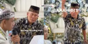 Usai Ijab Kabul, Bapak Saksi ini Lakukan Selebrasi dan Langsung Teriak “Sah!”