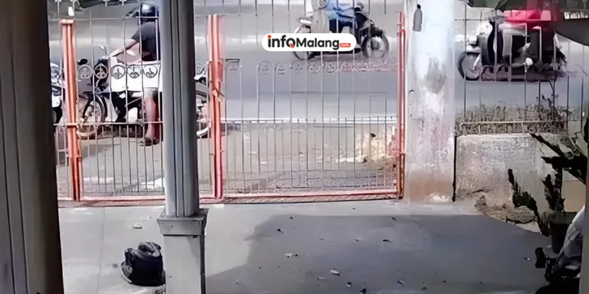 WR, Pencuri Ponsel di Dasbor Motor, Dibekuk Polsek Kepanjen Berkat Rekaman CCTV