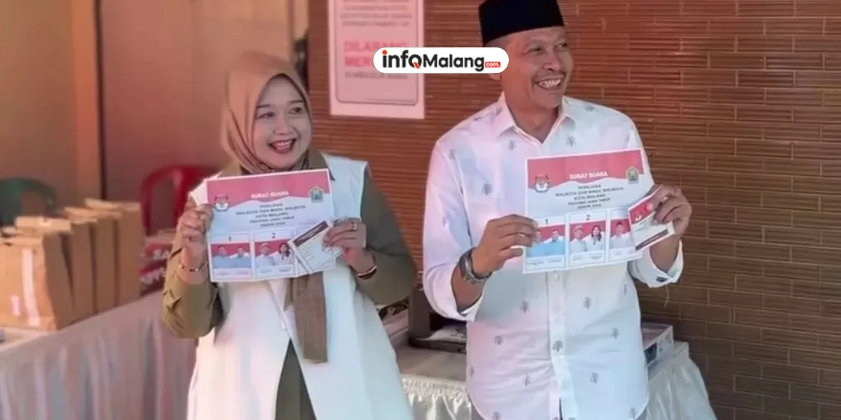 Wahyu-Ali Unggul di Quick Count Pilkada Kota Malang 2024