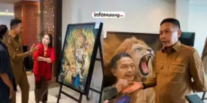 Wahyu Hidayat Apresiasi Pameran Lukisan oleh Asta Citra Perupa Malang
