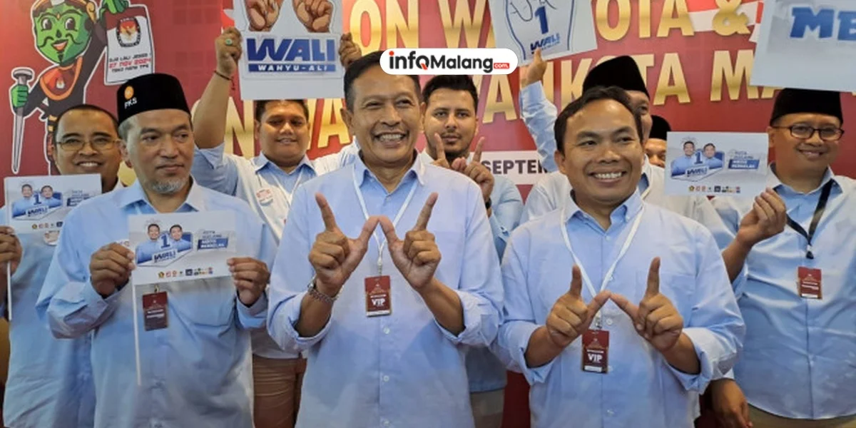 Wahyu Hidayat Dapat Nomor Urut 1 di Pilwali Malang 2024
