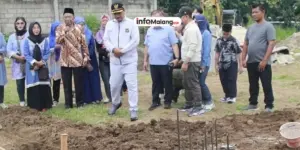 Wali Kota Batu Resmikan Peletakan Batu Pertama Dapur SPPG untuk Dukung Program Makan Bergizi Gratis