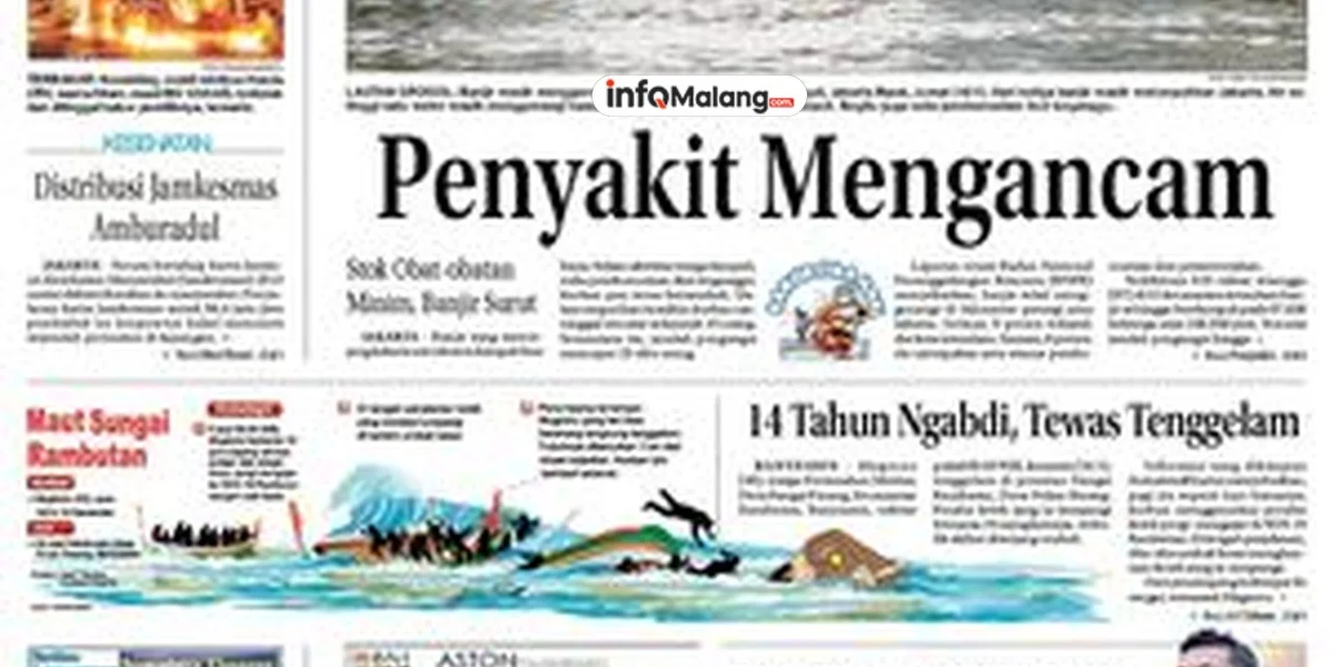 Warga Malang Dikejutkan Penemuan Jenazah Pria Tersangkut di Sungai Selasa (22/7)