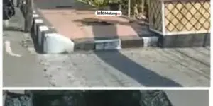 Warga Malang Keluhkan Hilangnya Besi Penutup Selokan di Sejumlah Titik Kota