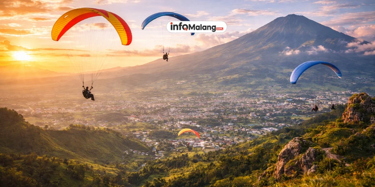 Wisata Paralayang di Batu, Sensasi Terbang di Atas Alam