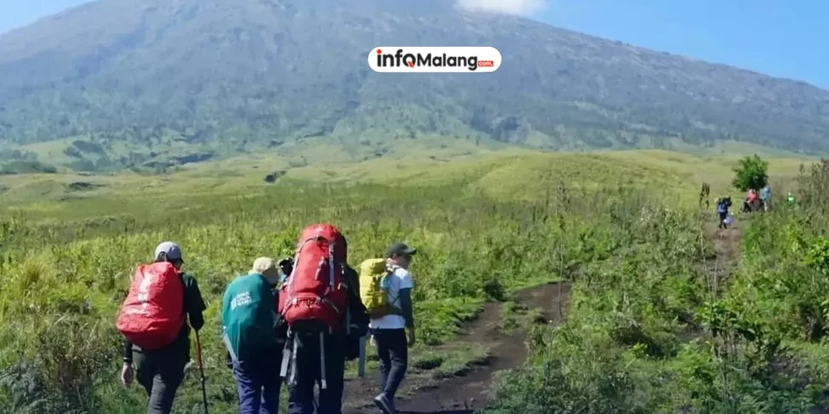 Wisatawan Asal Swiss Terpeleset di Gunung Rinjani, Tim Gabungan Lakukan Evakuasi Darurat