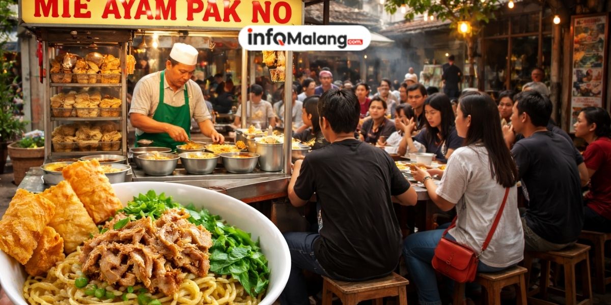 Kuliner Legendaris Malang, Mie Ayam Pak No Tetap Eksis di 2026