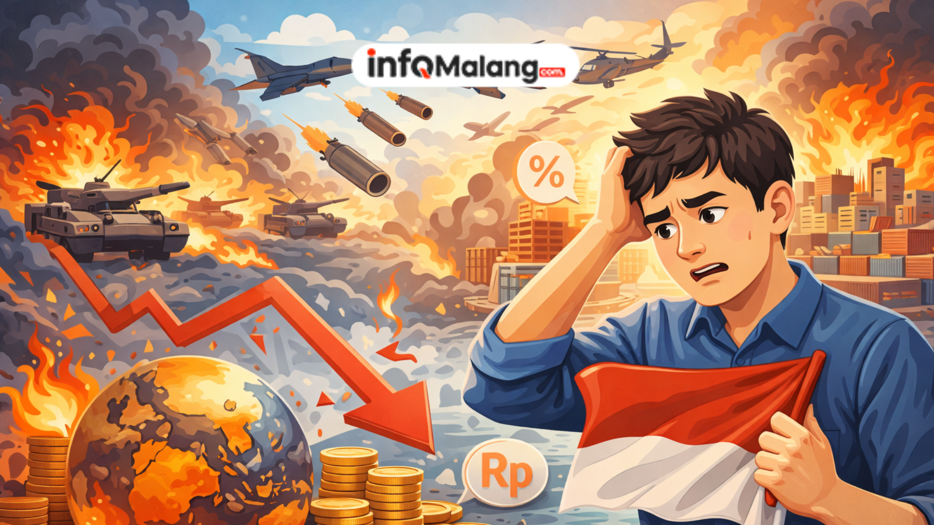 Apakah Indonesia Kena Dampak Ekonomi Jika Dunia Menuju Perang Besar?