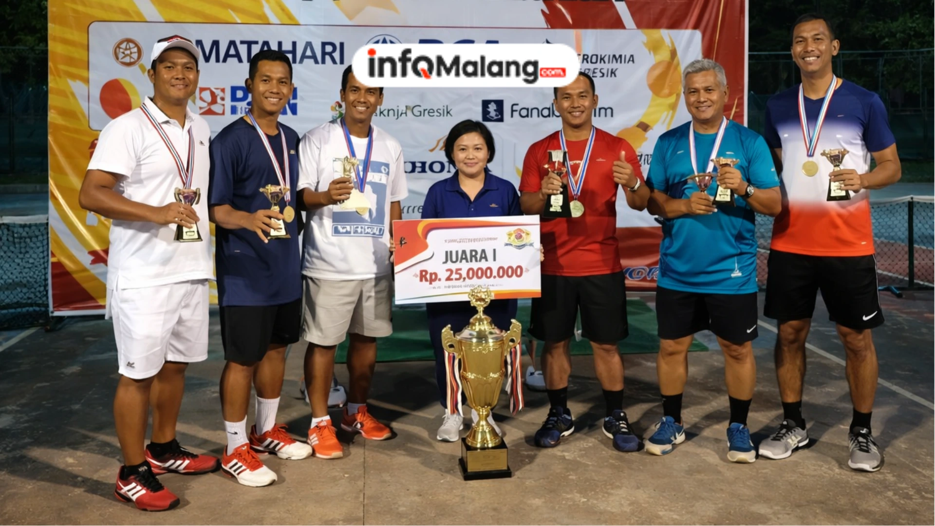 Baveti Kota Malang Tampil Gemilang, Juara Turnamen Tenis Lapangan Dandim Cup I 2026 Jombang