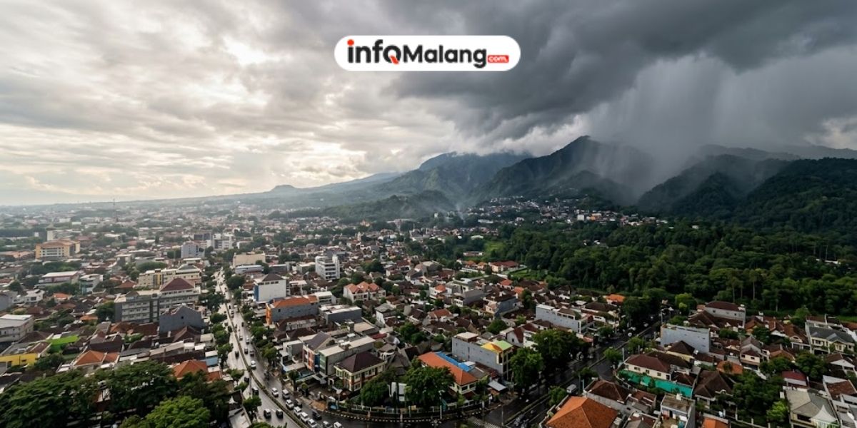 Cuaca Malang dan Kota Batu Hari Ini, Hujan Merata, Langit Didominasi Berawan Tipis