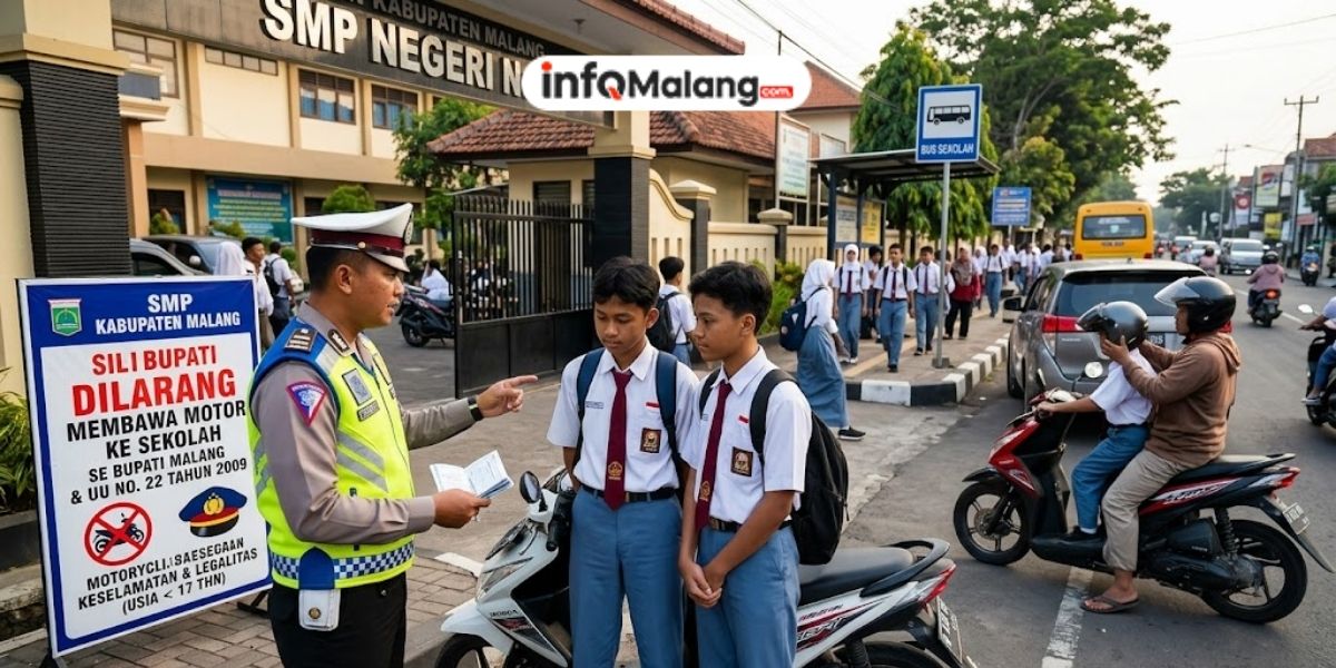 Pemkab Malang Resmi Larang Siswa SMP Mengendarai Motor Demi Keselamatan di Jalan