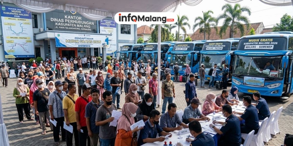 Pendaftaran Mudik Gratis Kabupaten Malang 2026 Resmi Dibuka, Cek Syarat dan Rutenya