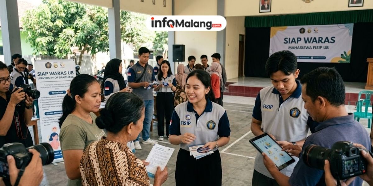 Mahasiswa UB Ajak Warga Kelola Stres Lewat Kampanye “Siap Waras”
